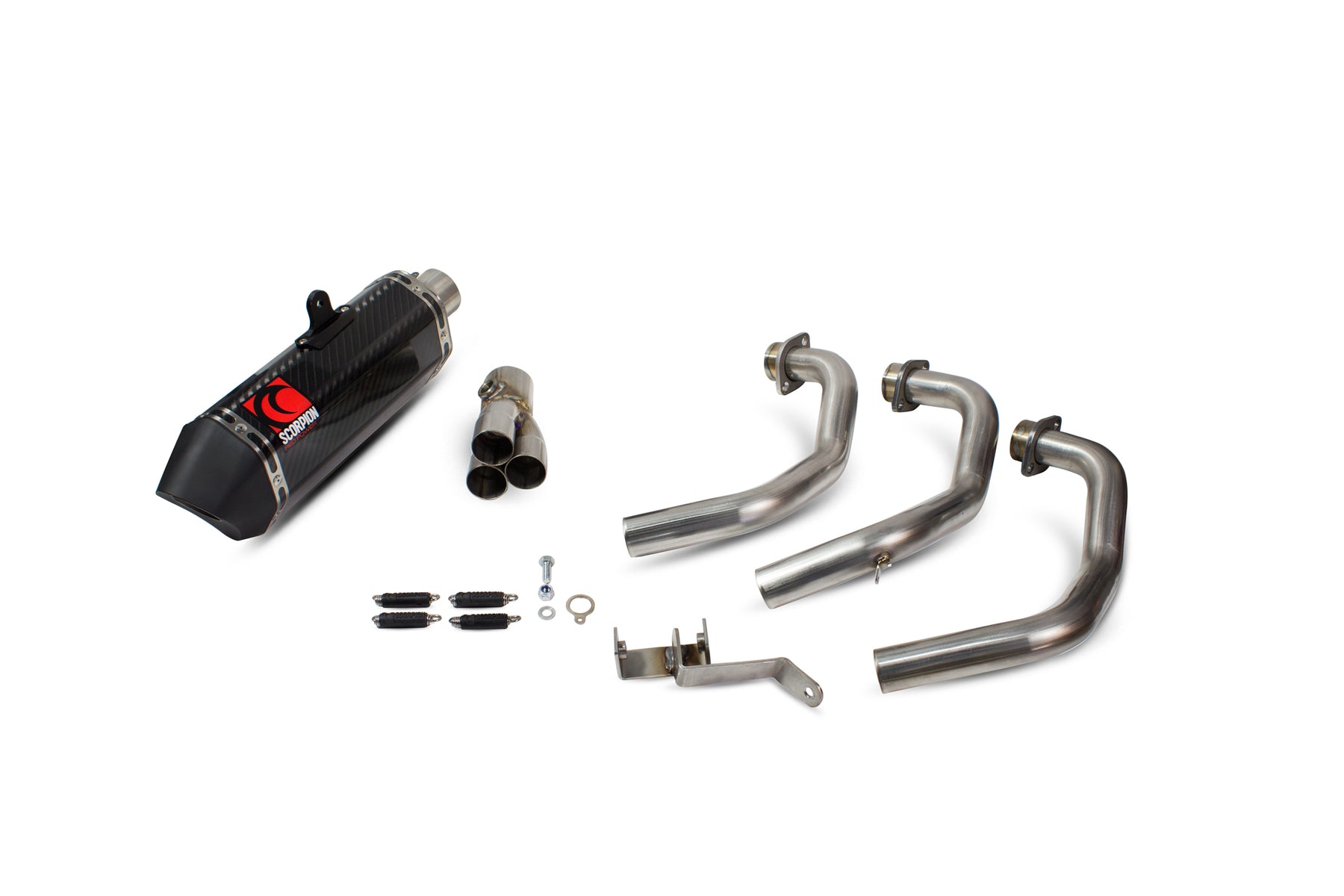 Yamaha XSR 900 (2016–2021) Scorpion Exhaust Serket Parallel Full System - Carbon Fibre