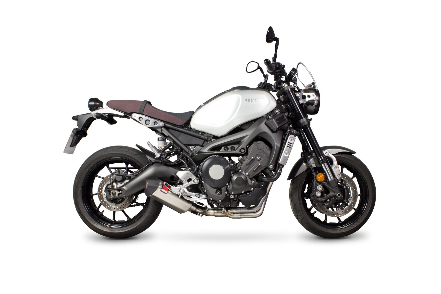 Yamaha XSR 900 (2016–2021) Scorpion Exhaust Serket Parallel Full System - Brushed Stainless