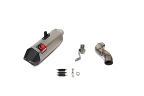 Yamaha XSR 900 (2016–2021) Scorpion Exhaust Serket Parallel Slip-on - Titanium