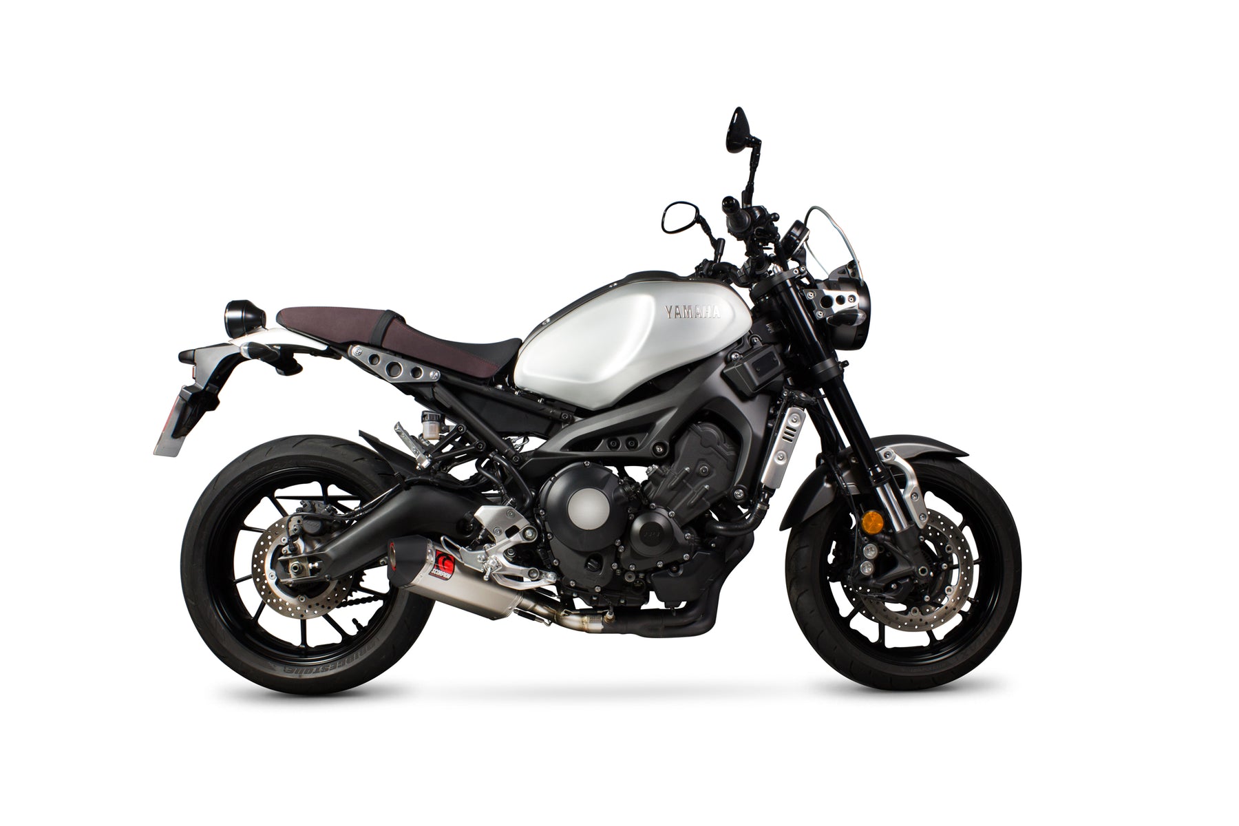 Yamaha XSR 900 (2016–2021) Scorpion Exhaust Serket Parallel Slip-on - Titanium