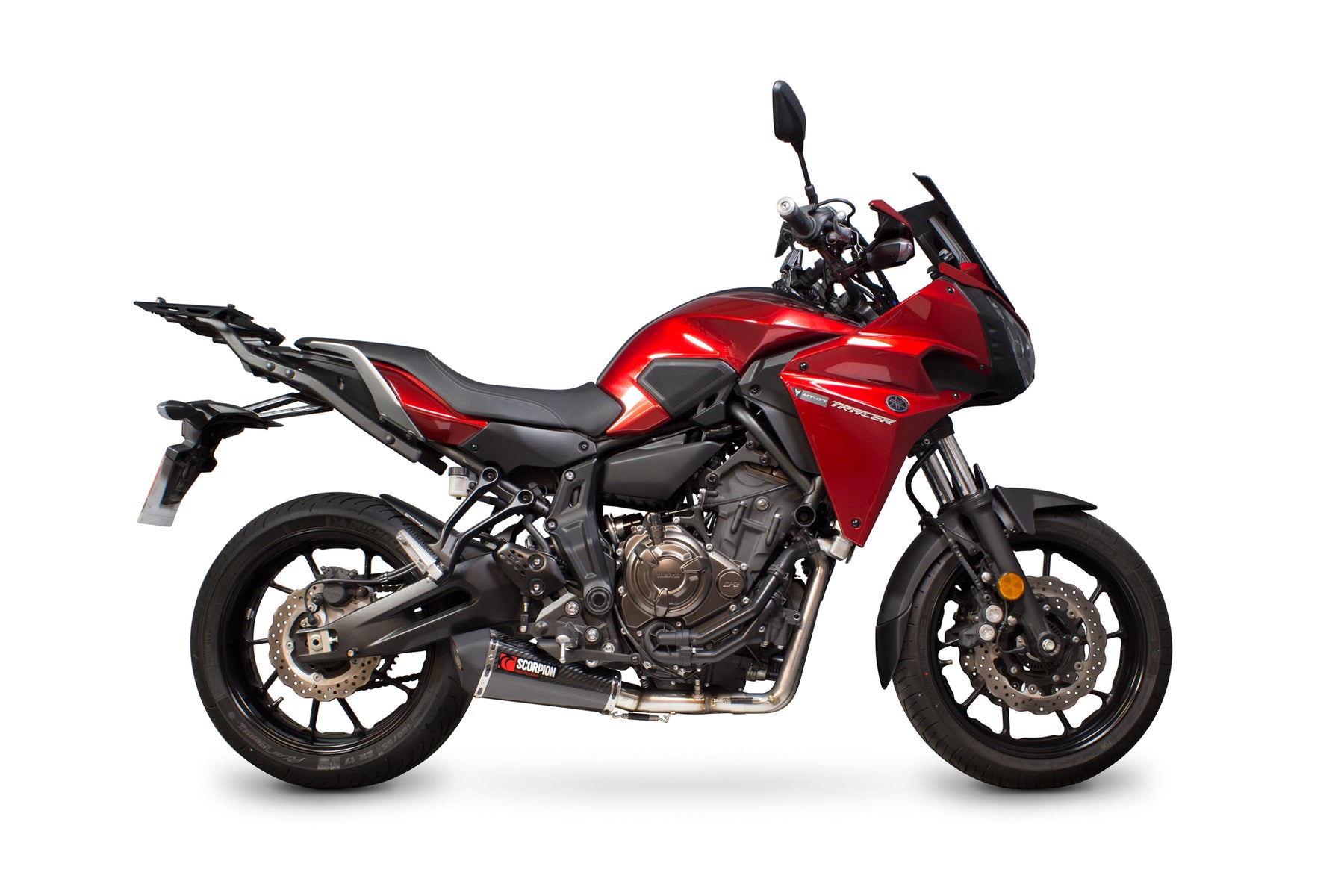 Yamaha Tracer 700 (2016–2019) Scorpion Exhaust Serket Taper Full System - Carbon Fibre