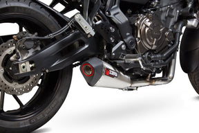 Yamaha Tracer 700 (2016–2019) Scorpion Exhaust Serket Taper Full System - Brushed Stainless
