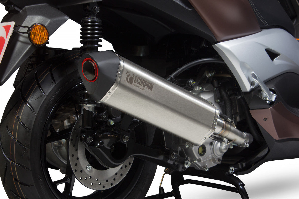 Yamaha XMAX 300 (2017 - 2020) SCORPION Performance Exhaust - Brushed Stainless