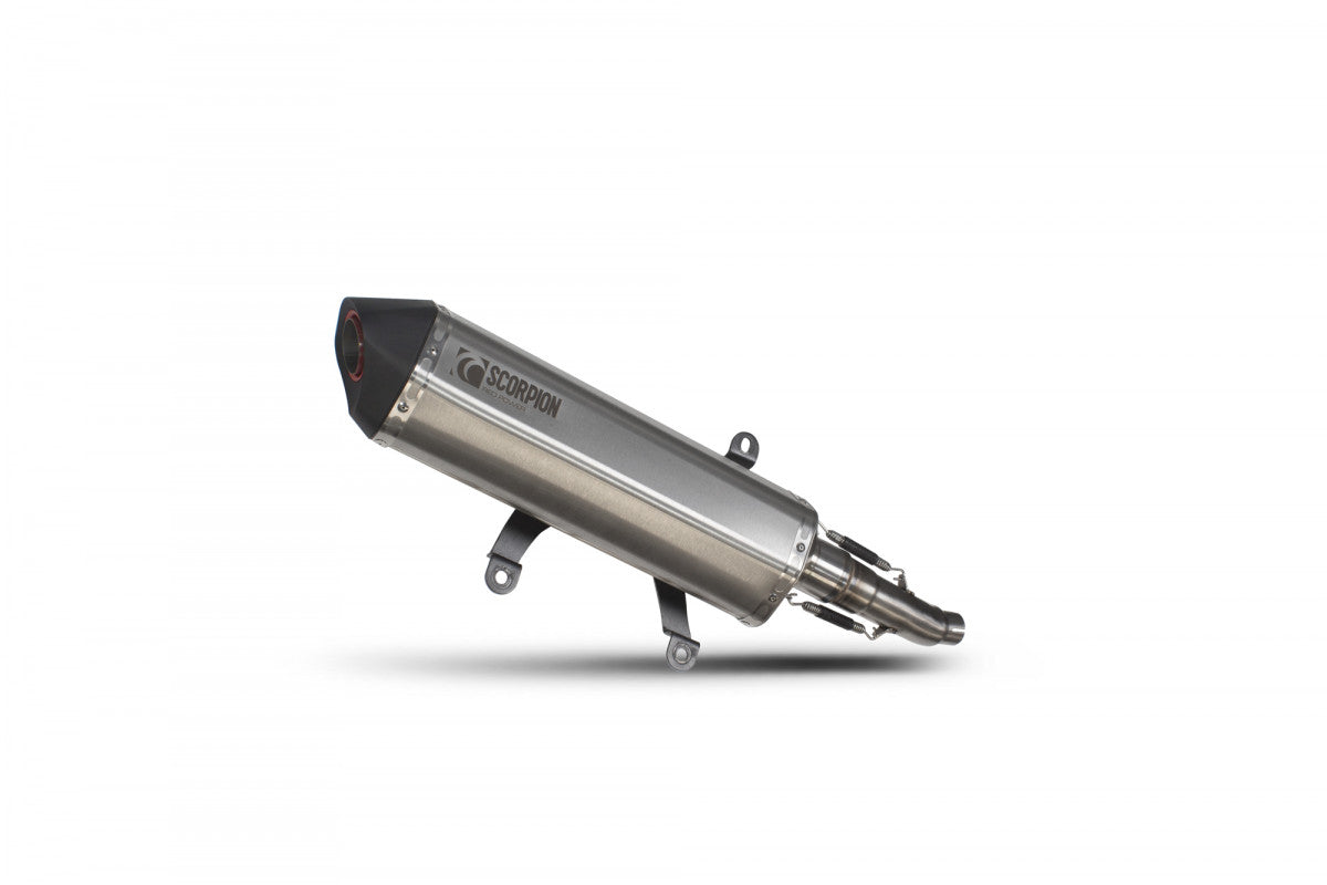 Yamaha XMAX 300 (2017 - 2020) SCORPION Performance Exhaust - Brushed Stainless