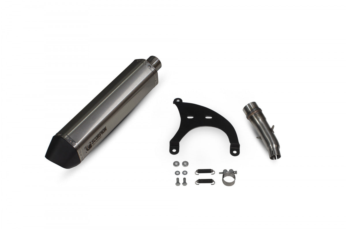 Yamaha XMAX 300 (2017 - 2020) SCORPION Performance Exhaust - Brushed Stainless