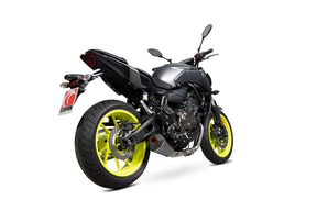 Yamaha MT-07 (2014–2021) Scorpion Exhaust Serket Taper De-cat Race Full System - Carbon Fibre