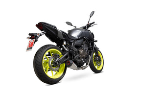 Yamaha MT-07 (2014–2021) Scorpion Exhaust Serket Taper De-cat Race Full System - Brushed Stainless