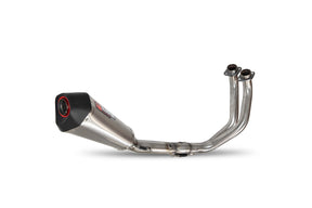 Yamaha MT-07 (2014–2021) Scorpion Exhaust Serket Taper De-cat Race Full System - Brushed Stainless
