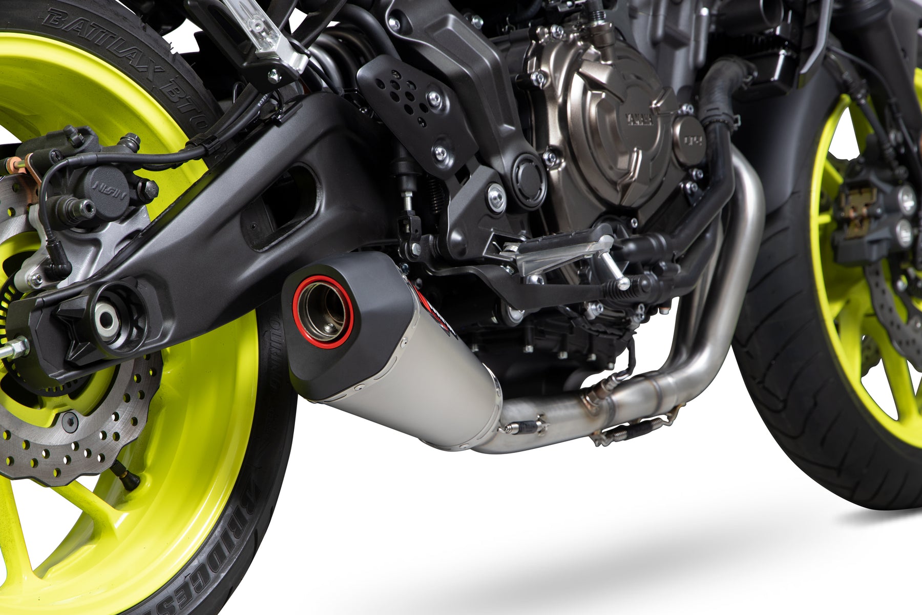 Yamaha MT-07 (2014–2021) Scorpion Exhaust Serket Taper De-cat Race Full System - Titanium
