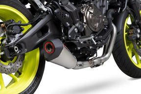 Yamaha MT-07 (2014–2021) Scorpion Exhaust Serket Taper De-cat Race Full System - Titanium