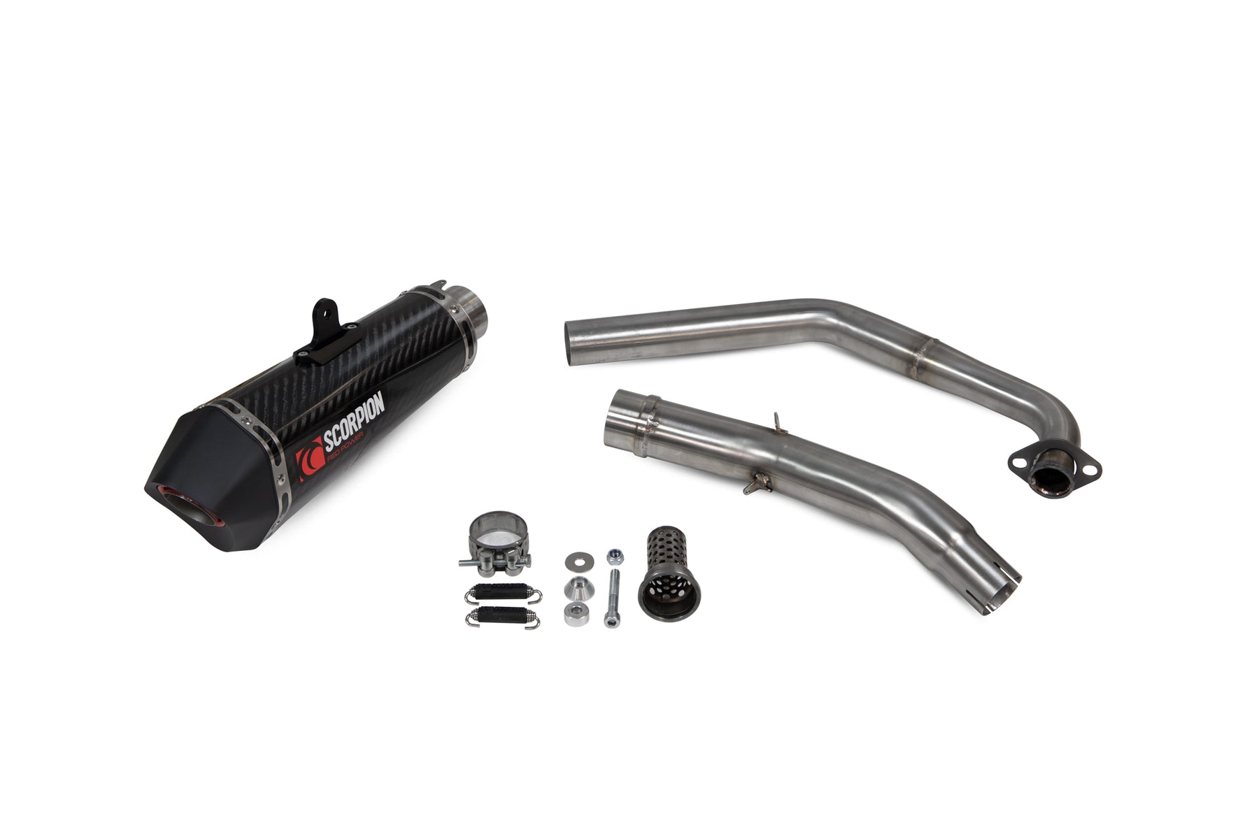 Yamaha YZF R125/R15 (2019–2020) Scorpion Exhaust Serket Taper Full System - Carbon Fibre