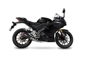 Yamaha YZF R125/R15 (2019–2020) Scorpion Exhaust Serket Taper Full System - Carbon Fibre