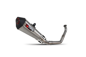 Yamaha YZF R125/R15 (2019–2020) Scorpion Exhaust Serket Taper Full System - Brushed Stainless