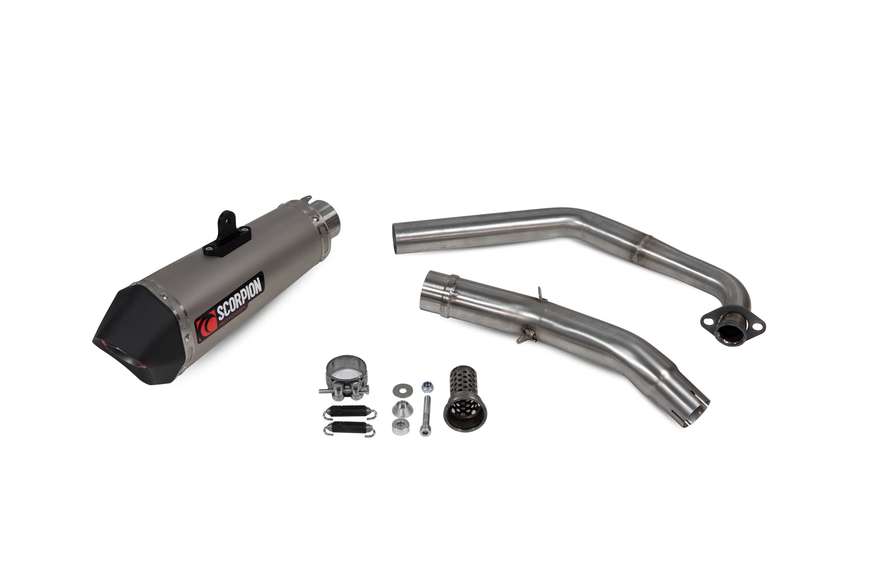 Yamaha YZF R125/R15 (2019–2020) Scorpion Exhaust Serket Taper Full System - Titanium