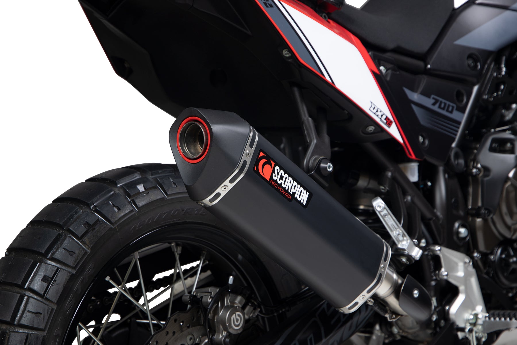 Yamaha Ténéré 700 (2019–2020) Scorpion Exhaust Serket Parallel Slip-on - Black Ceramic