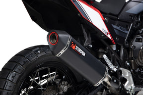 Yamaha Ténéré 700 (2019–2020) Scorpion Exhaust Serket Parallel Slip-on - Black Ceramic