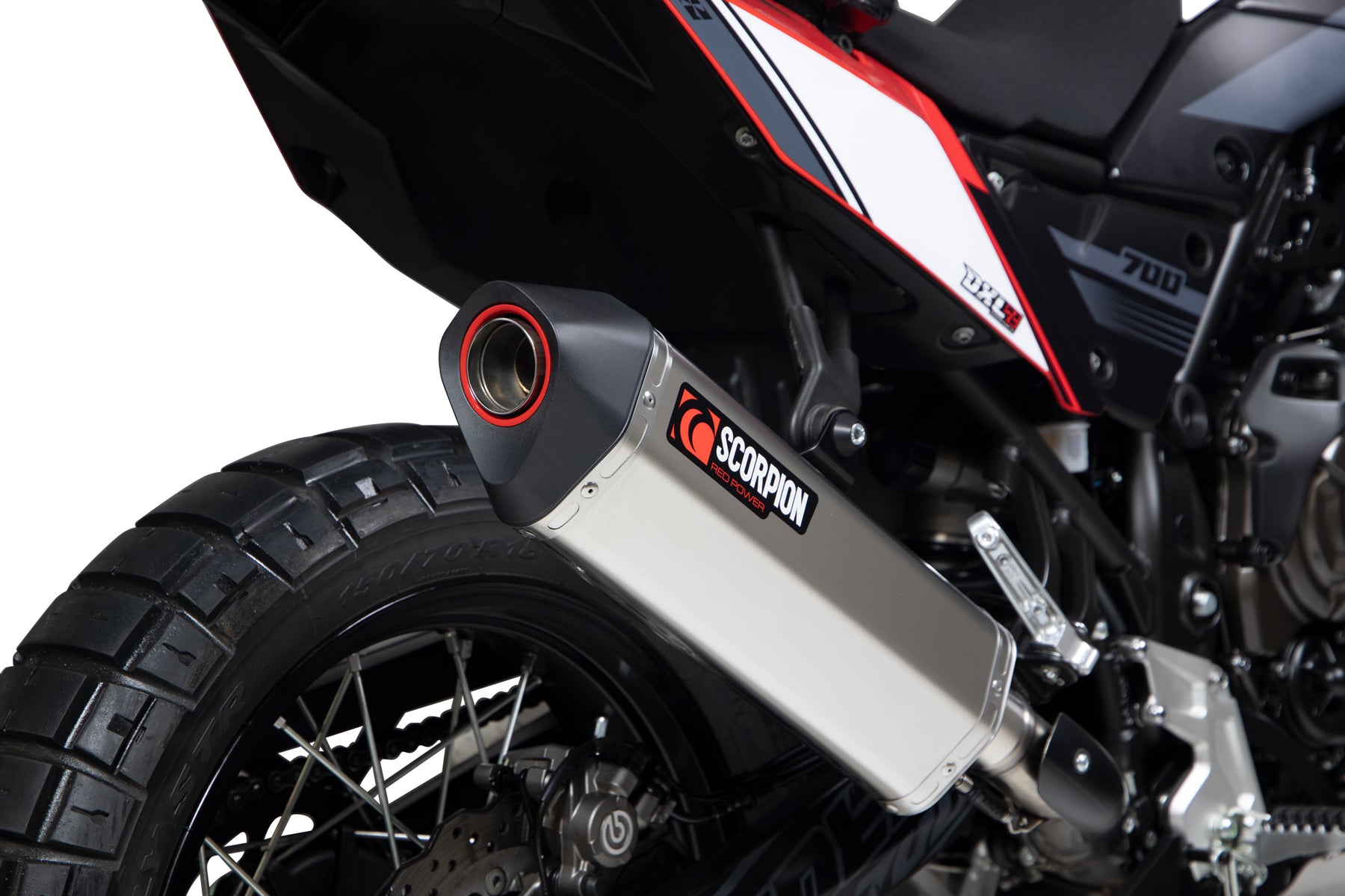 Yamaha Ténéré 700 (2019–2020) Scorpion Exhaust Serket Parallel Slip-on - Titanium