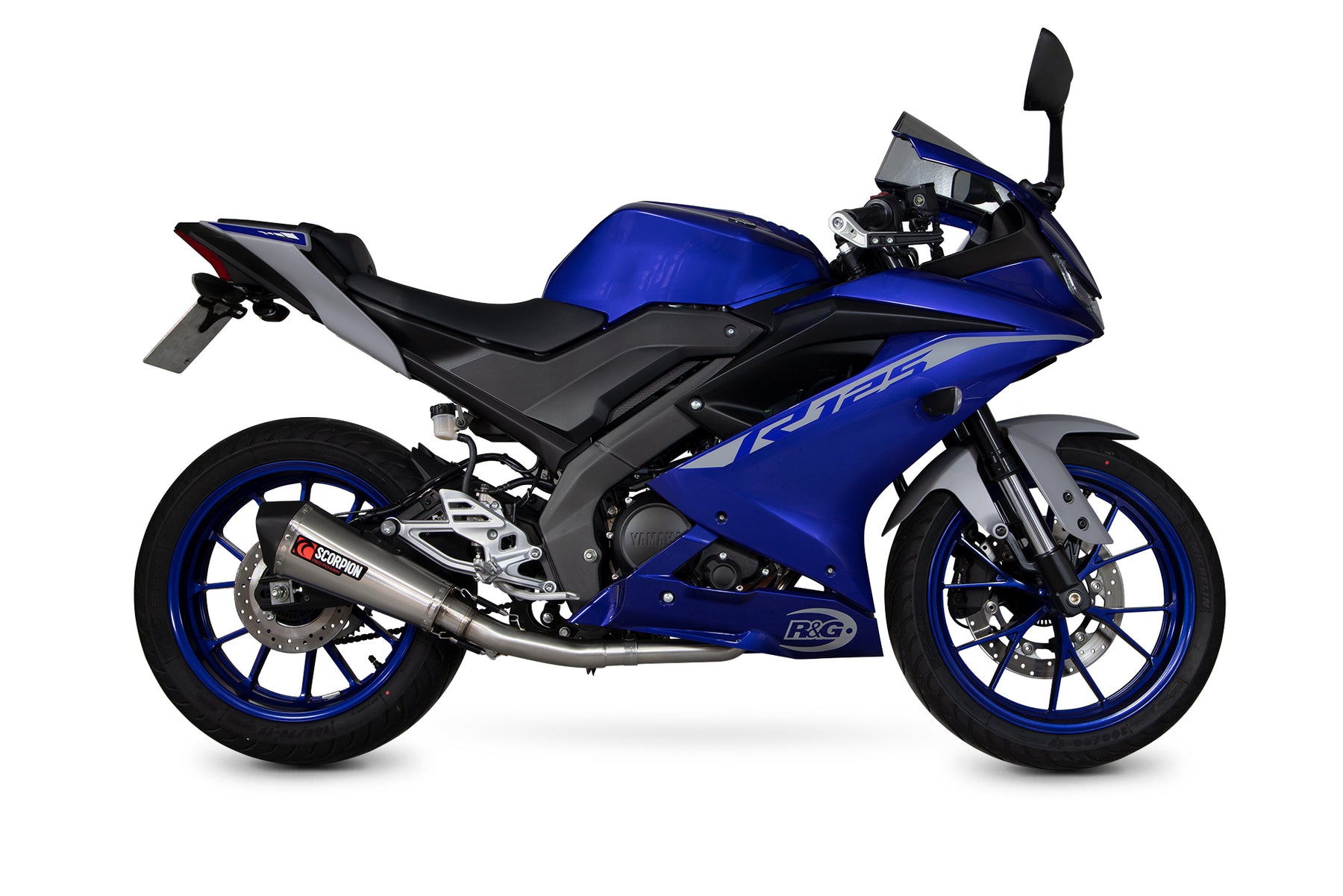 Yamaha YZF R125 (2021–2024) Scorpion Exhaust Serket Taper Full System - Stainless Steel