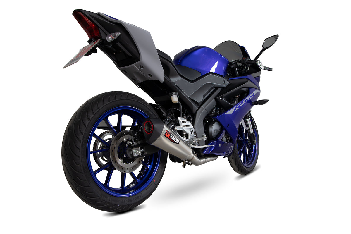 Yamaha YZF R125 (2021–2024) Scorpion Exhaust Serket Taper Full System - Titanium