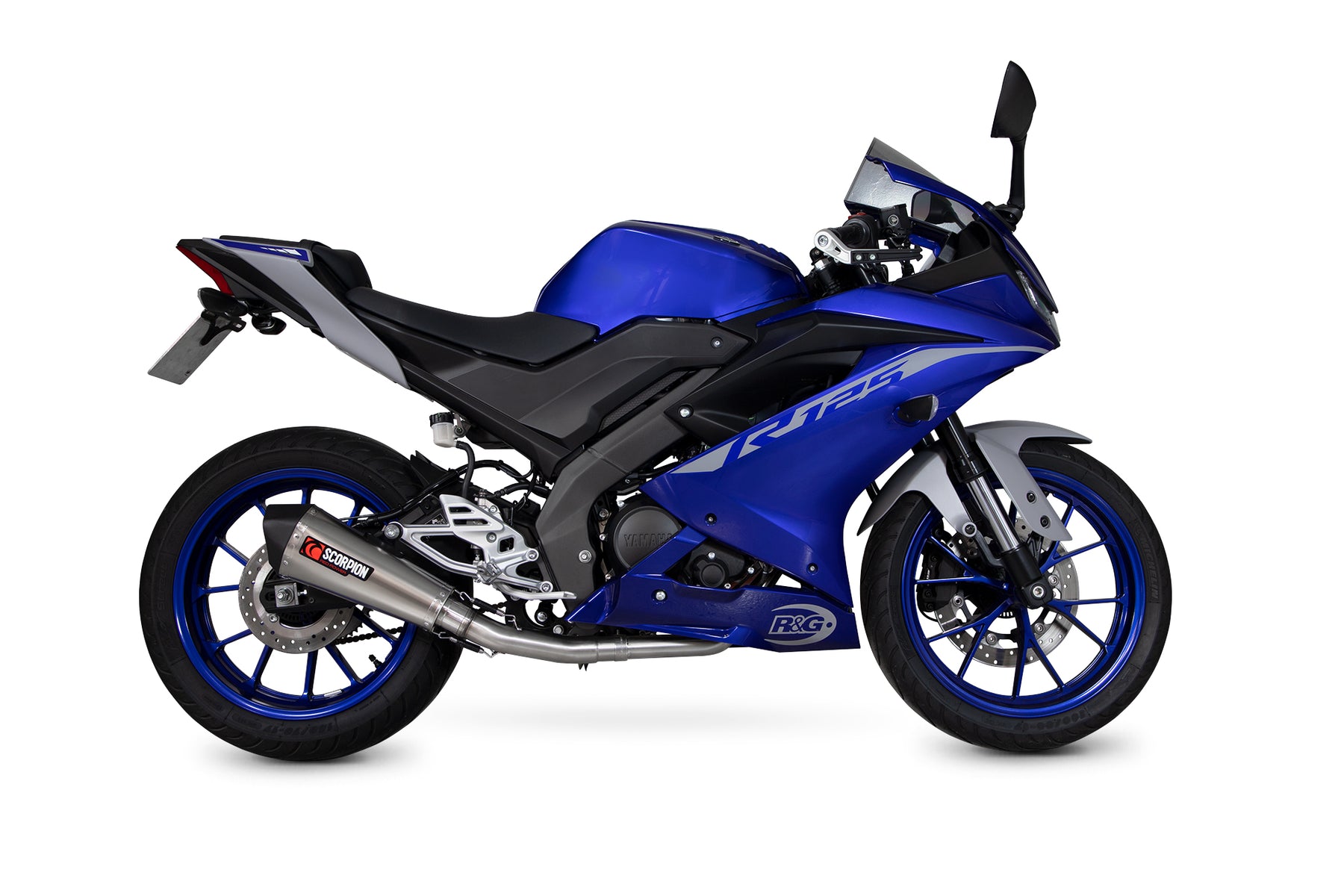 Yamaha YZF R125 (2021–2024) Scorpion Exhaust Serket Taper Full System - Titanium