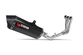 Yamaha MT-09 (2021–2023) Scorpion Exhaust Serket Full System - Carbon Fibre