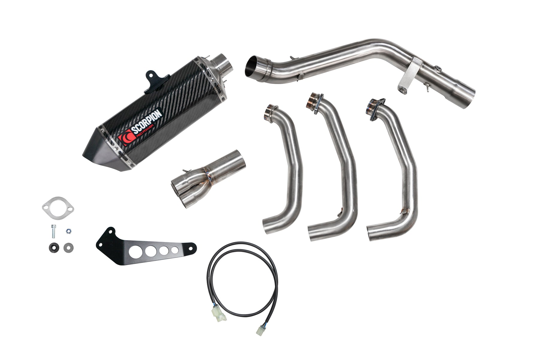Yamaha MT-09 (2021–2023) Scorpion Exhaust Serket Full System - Carbon Fibre