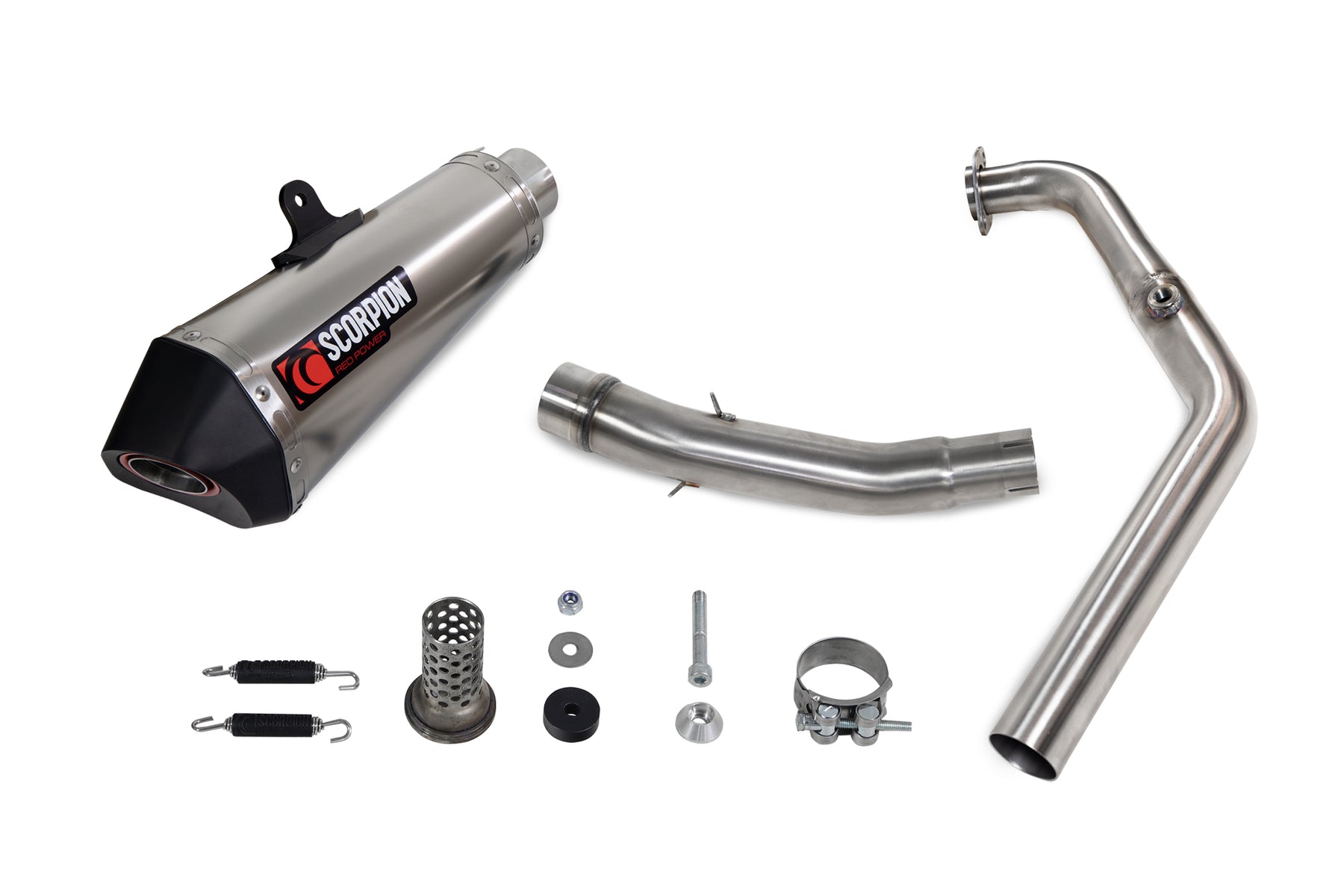 Yamaha XSR 125 (2021–2024) Scorpion Exhaust Serket Taper Full System - Titanium