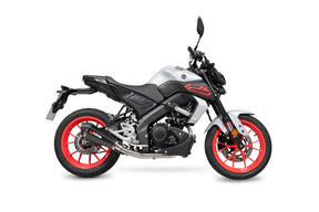 Yamaha MT-125 Euro 5 (2021–2024) Scorpion Exhaust Serket Taper Full System - Carbon Fibre