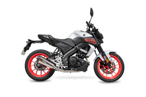 Yamaha MT-125 Euro 5 (2021–2024) Scorpion Exhaust Serket Taper Full System - Titanium