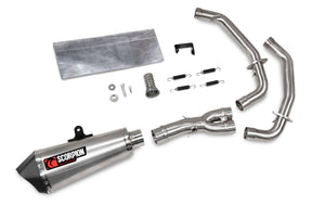 Yamaha YZF R7 (2021–2025) Scorpion Exhaust Serket Taper Full System - Brushed Stainless