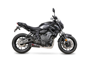 Yamaha MT-07 (2022–2024) Scorpion Exhaust Serket Taper Full System - Carbon Fibre