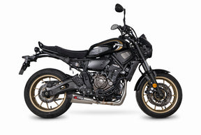 Yamaha XSR 700 (2021–2023) Scorpion Exhaust Serket Taper Full System - Brushed Stainless
