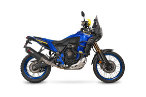 Yamaha Ténéré 700 World Raid (2022–2025) Scorpion Exhaust Serket Parallel Slip-on - Black Ceramic