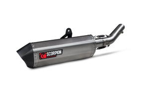 Yamaha Ténéré 700 World Raid (2022–2025) Scorpion Exhaust Serket Parallel Slip-on - Titanium
