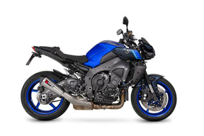 Yamaha MT-10 (2022–2025) Scorpion Exhaust Serket Taper Slip-on - Brushed Stainless