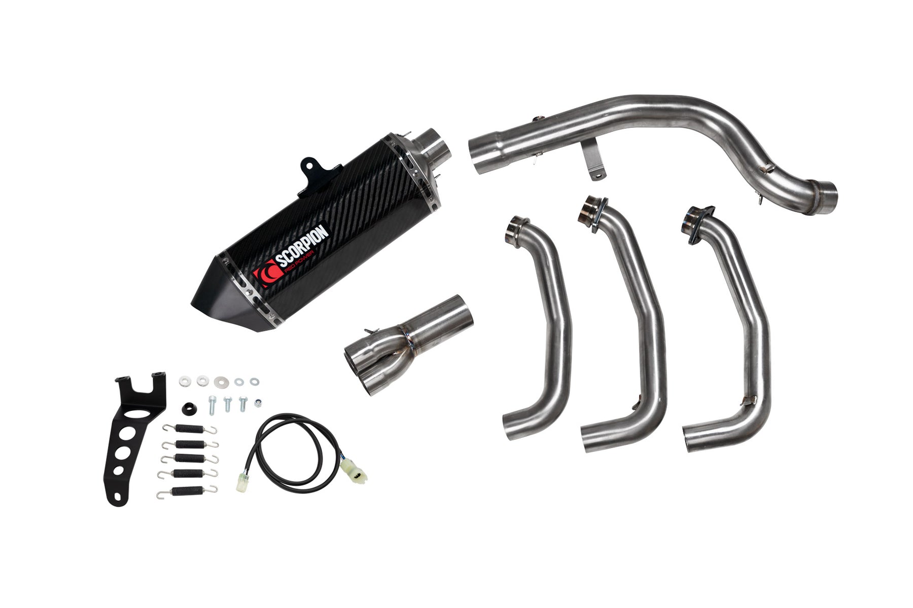 Yamaha XSR 900 (2022–2024) Scorpion Exhaust Serket Full System - Carbon Fibre