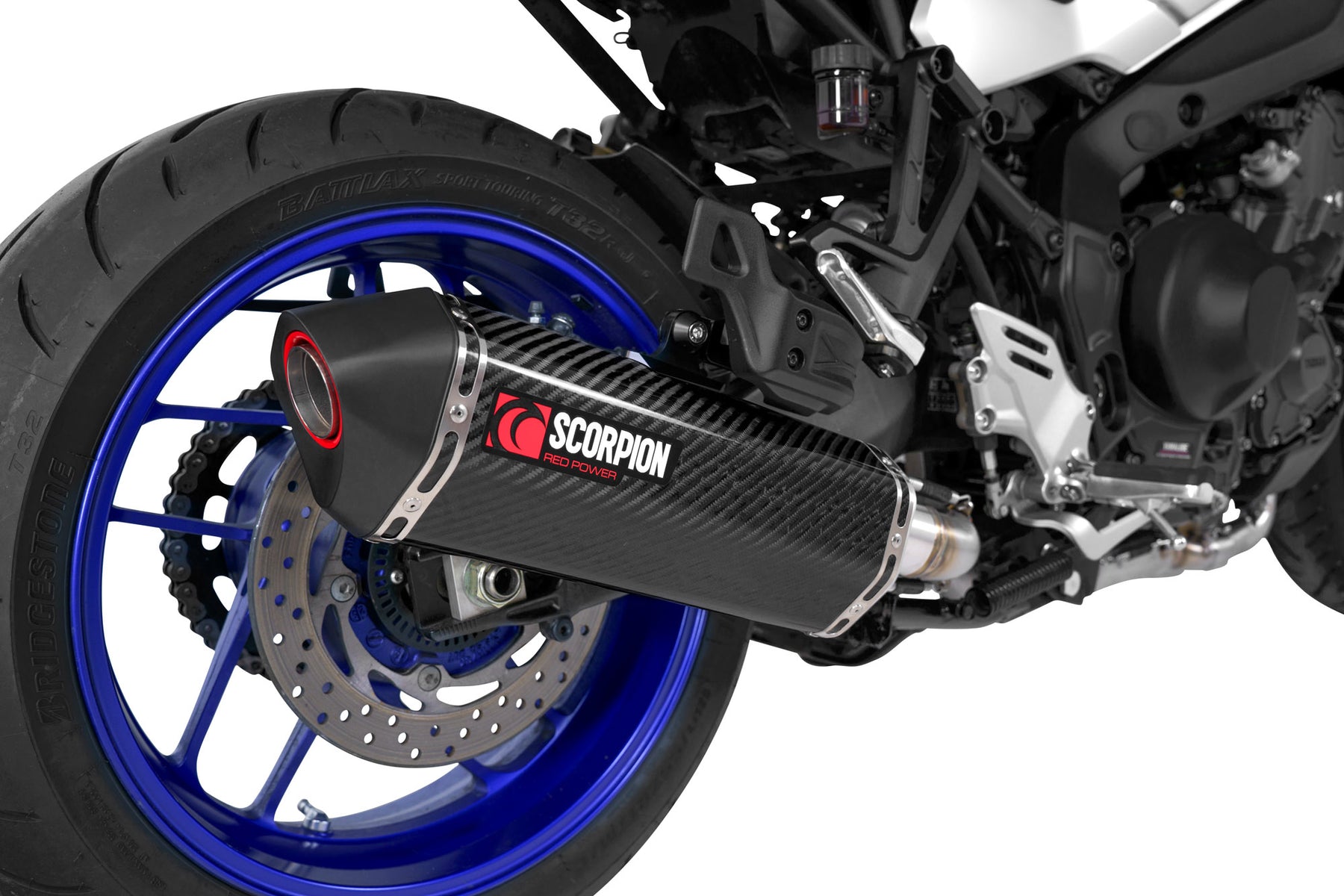 Yamaha Tracer 9 inc GT/GT+ (2021–2024) Scorpion Exhaust Serket Parallel Full System - Carbon Fibre