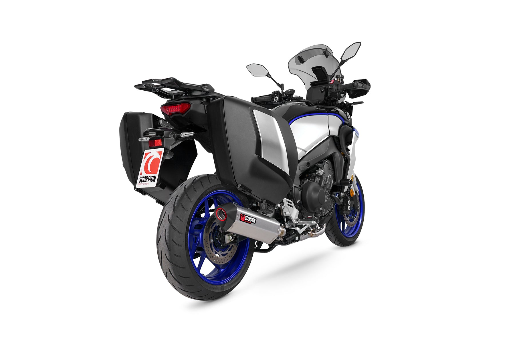 Yamaha Tracer 9 inc GT/GT+ (2021–2024) Scorpion Exhaust Serket Parallel Full System - Stainless Steel