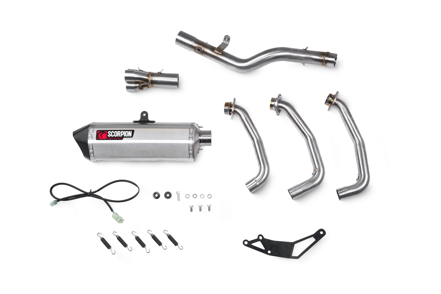 Yamaha Tracer 9 inc GT/GT+ (2021–2024) Scorpion Exhaust Serket Parallel Full System - Stainless Steel