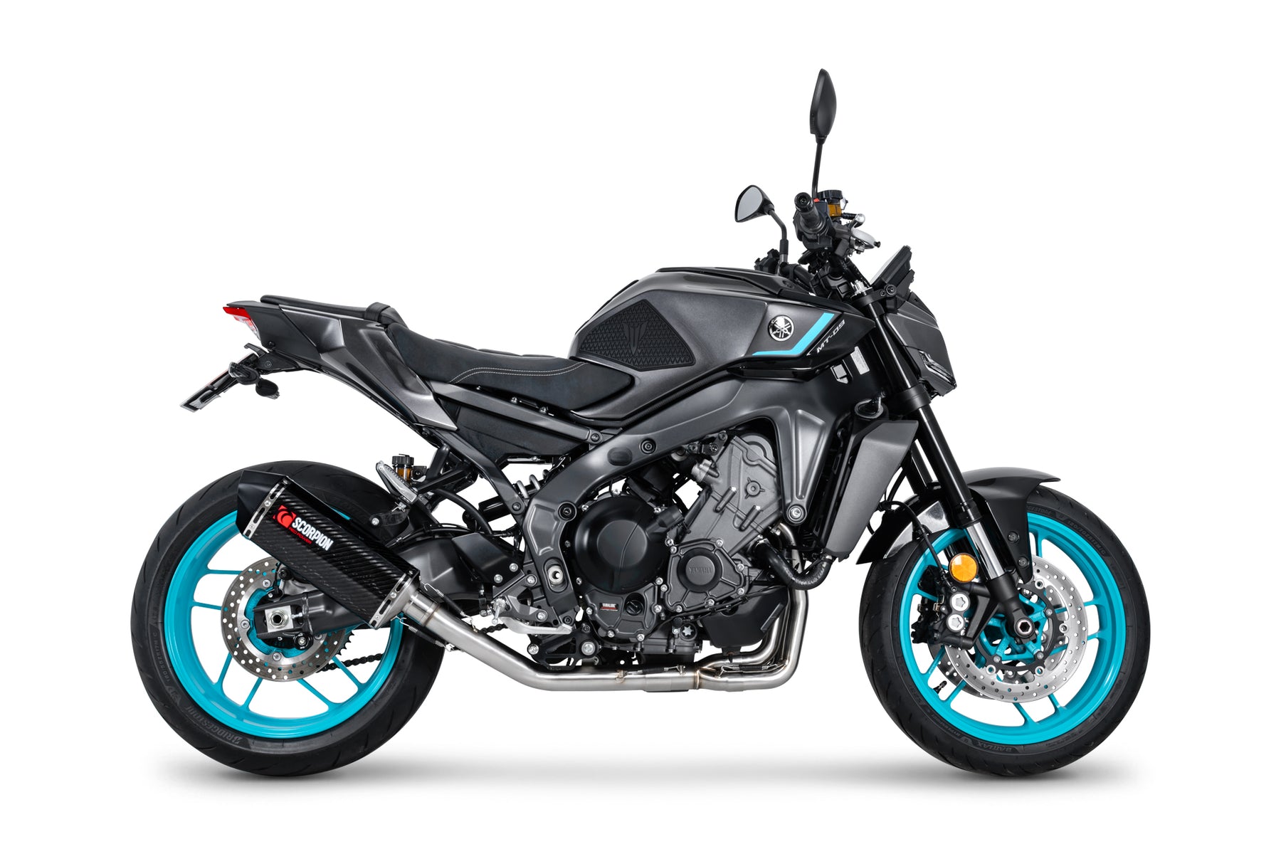 Yamaha MT-09 inc SP (2024–2025) Scorpion Exhaust Serket Full System - Carbon Fibre