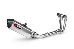 Yamaha MT-09 inc SP (2024–2025) Scorpion Exhaust Serket Full System - Brushed Stainless