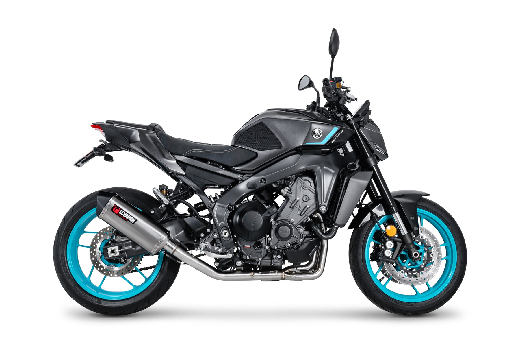 Yamaha MT-09 inc SP (2024–2025) Scorpion Exhaust Serket Full System - Titanium