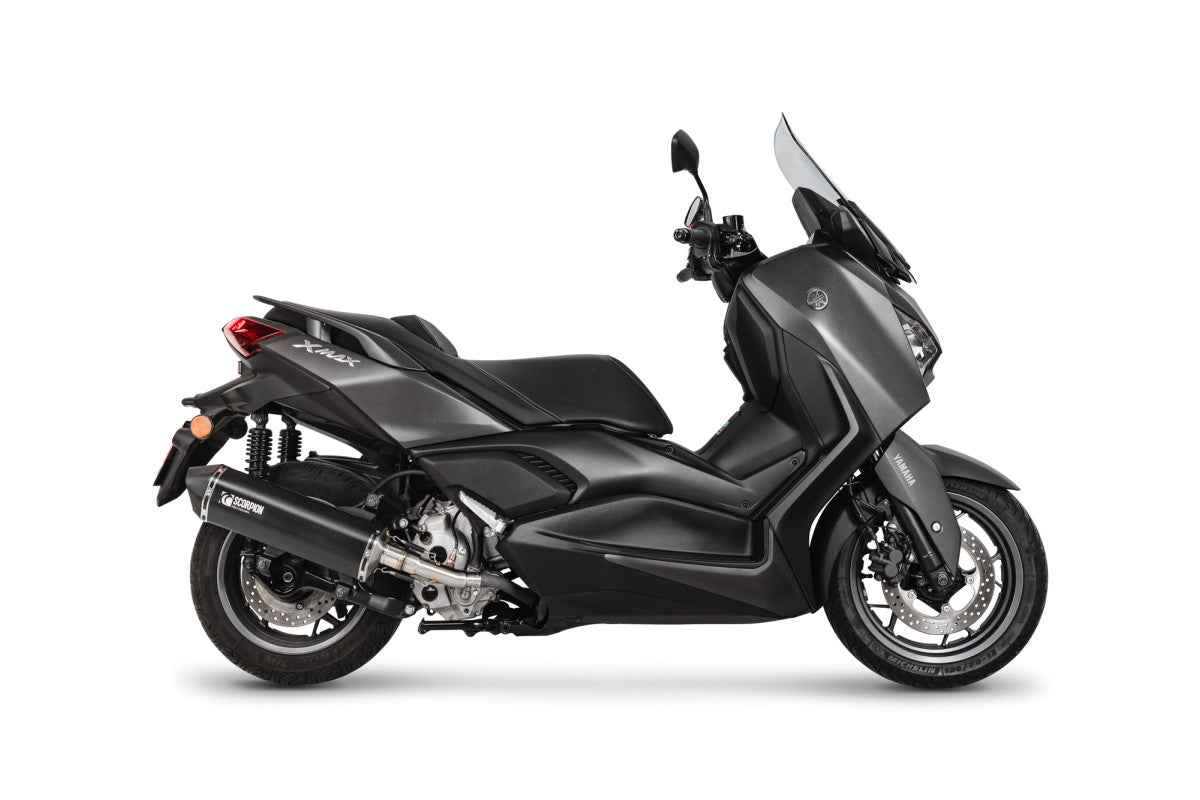 Yamaha XMAX 300 (2021 - 2024) SCORPION Performance Exhaust - Black Ceramic