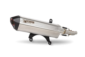 Yamaha XMAX 300 (2021 - 2024) SCORPION Performance Exhaust - Brushed Stainless