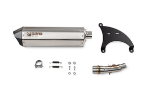 Yamaha XMAX 300 (2021 - 2024) SCORPION Performance Exhaust - Brushed Stainless