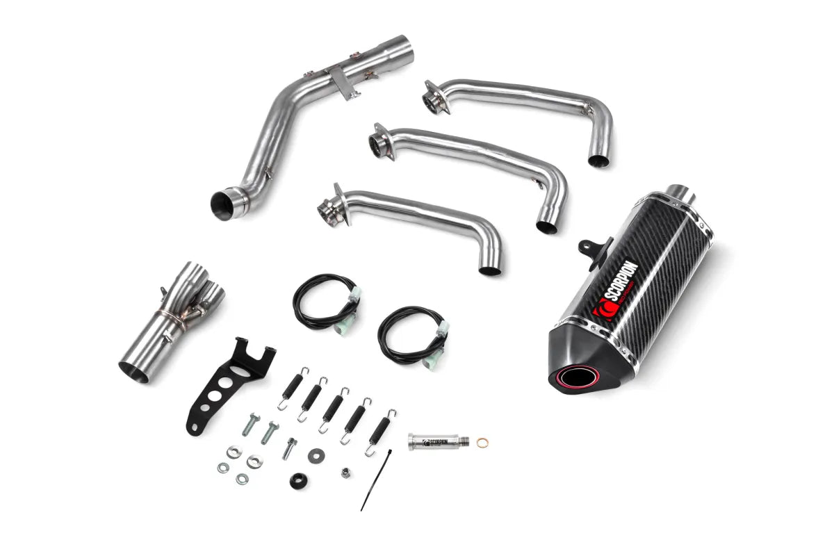 Yamaha XSR 900 GP (2024-2026) SCORPION Exhaust Serket Full System – Carbon Fibre