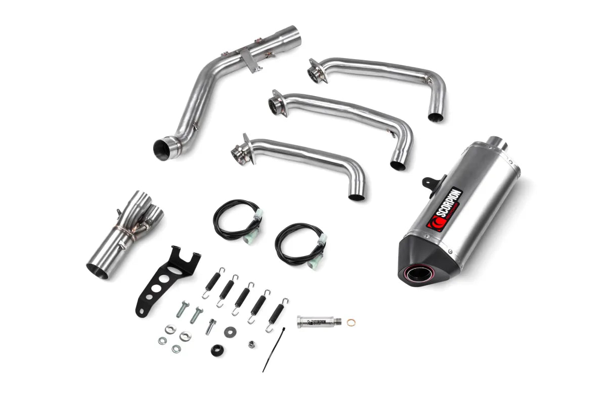 Yamaha XSR 900 GP (2024-2026) SCORPION Exhaust Serket Full System – Titanium