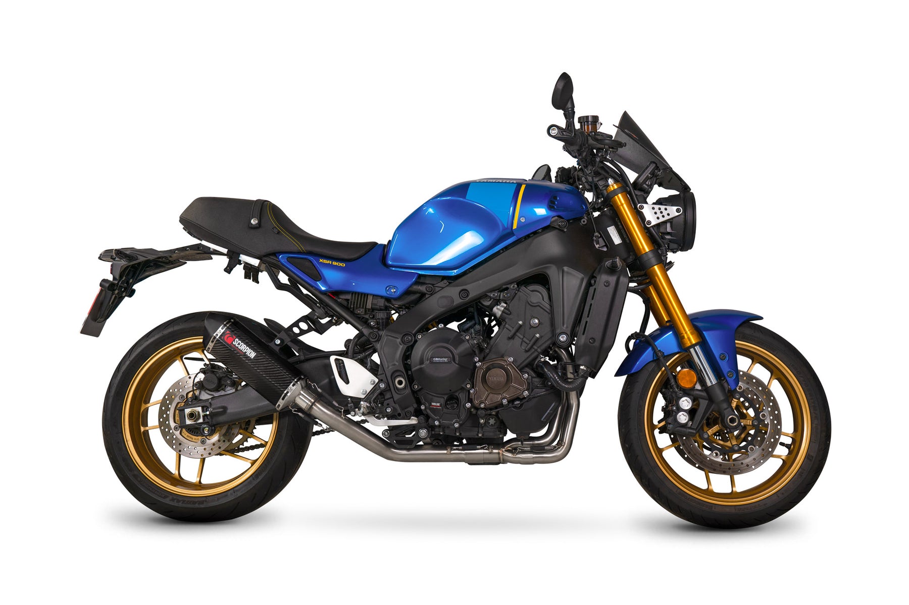 Yamaha XSR 900 Euro 5 (2024–2025) Scorpion Exhaust Serket Full System - Carbon Fibre