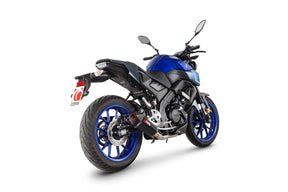 Yamaha MT-125 Euro 5+ (2024-2026) SCORPION Exhaust Serket Taper Full System – Carbon Fibre