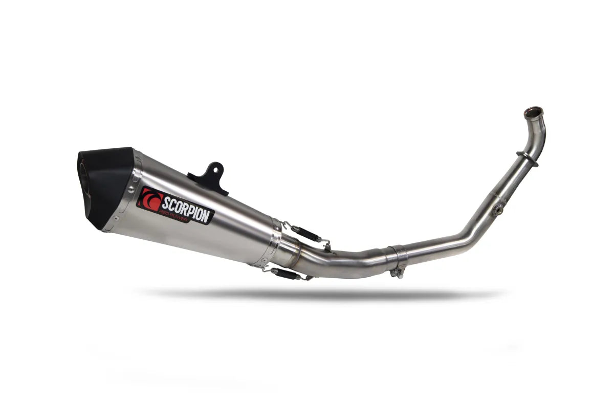 Yamaha MT-125 Euro 5+ (2024-2026) SCORPION Exhaust Serket Taper Full System – Titanium